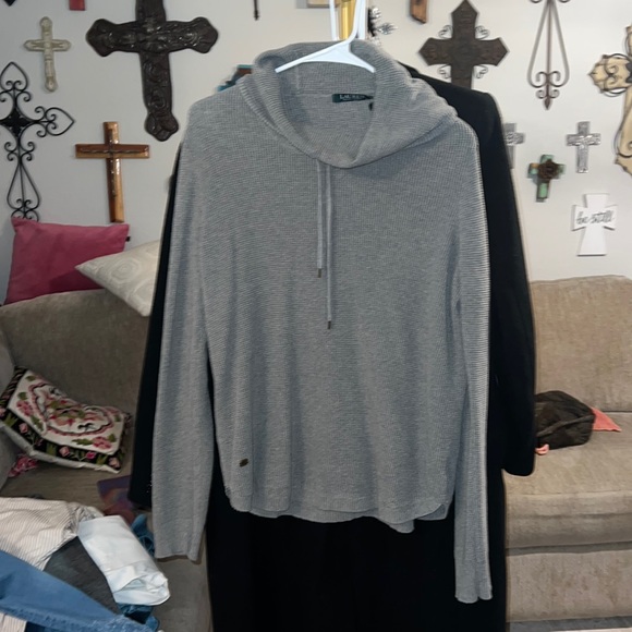 Lauren Ralph Lauren Sweaters - EUC WOMENS LAUREN RALPH LAUREN LOOSE NECK SWEATER SIZE XL